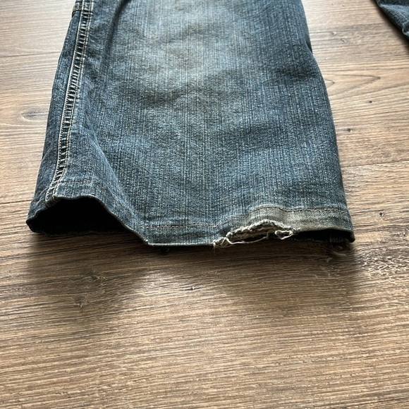 Olsen Europe Mona Carpenter Style Jeans size 14 Wife Leg Zipper Detail 90s Y2K - Picture 8 of 10